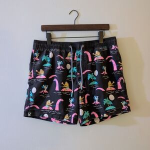 Pinup Mermaid Print Board Shorts
